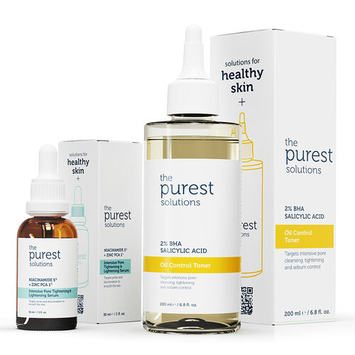 The Purest Solutions Yağlı ve Karma Ciltlere Özel Cilt Bakım Seti - The Purest Solutions (1)