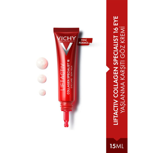 Vichy Liftactiv Collagen Specialist Yaşlanma Belirtilerine Karşı Göz Bakım Kremi 15 ml - Vichy (1)
