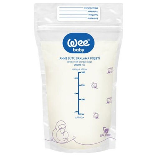 Wee Baby Anne Sütü Saklama Poşeti 200 ml x 20 Adet - Wee Baby (1)