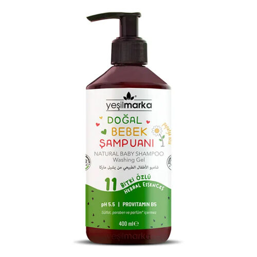 Yeşilmarka Doğal Karpuzlu Bebek Şampuanı 400 ml - Yeşilmarka