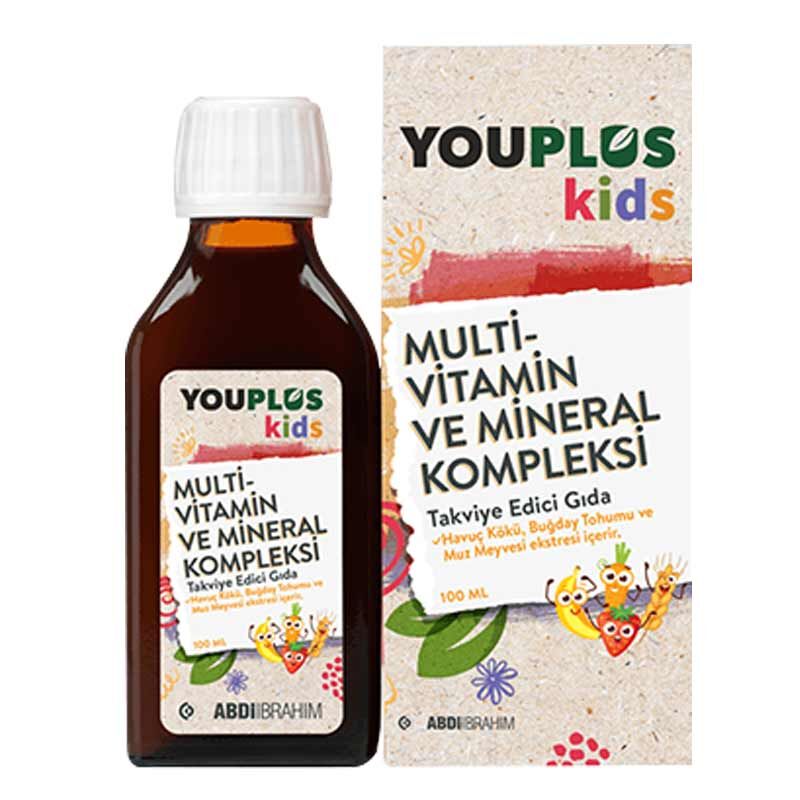 Youplus Kids Multi Vitamin Ve Mineral Kompleksi 100 Ml Dermoeczanem Com