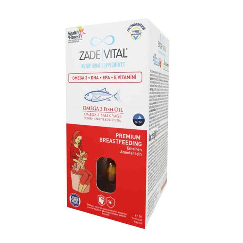 Zade Vital Omega 3 Balik Yagi 50 Yum Usak Kapsul Dermoeczanem