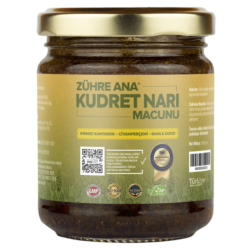 Zühre Ana Kudret Narı Macunu 240 Gr - Zühre Ana (1)